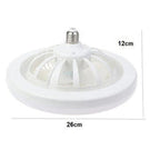 Ceiling Fan 30W LED Remote Control 3-Speed Silent Motor