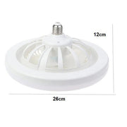 Ceiling Fan 30W LED Remote Control 3-Speed Silent Motor