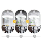 Ceiling Fan 360° Swivel Head Dimmable LED E27 Socket