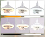 Ceiling Fan 360° Swivel Head Dimmable LED E27 Socket