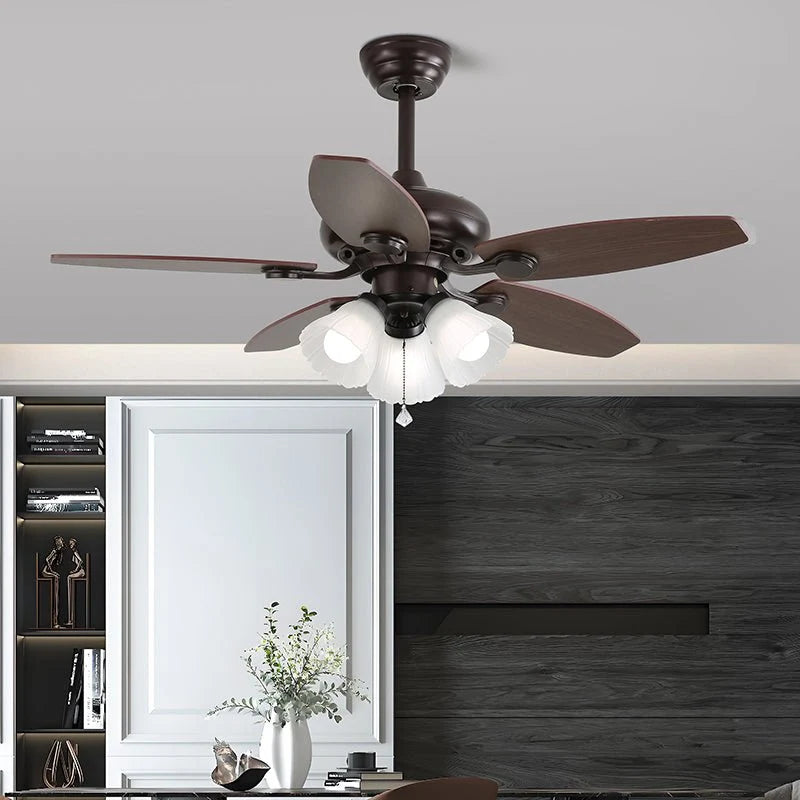 Ceiling Fan 42 Inch Wood Blades Remote Control