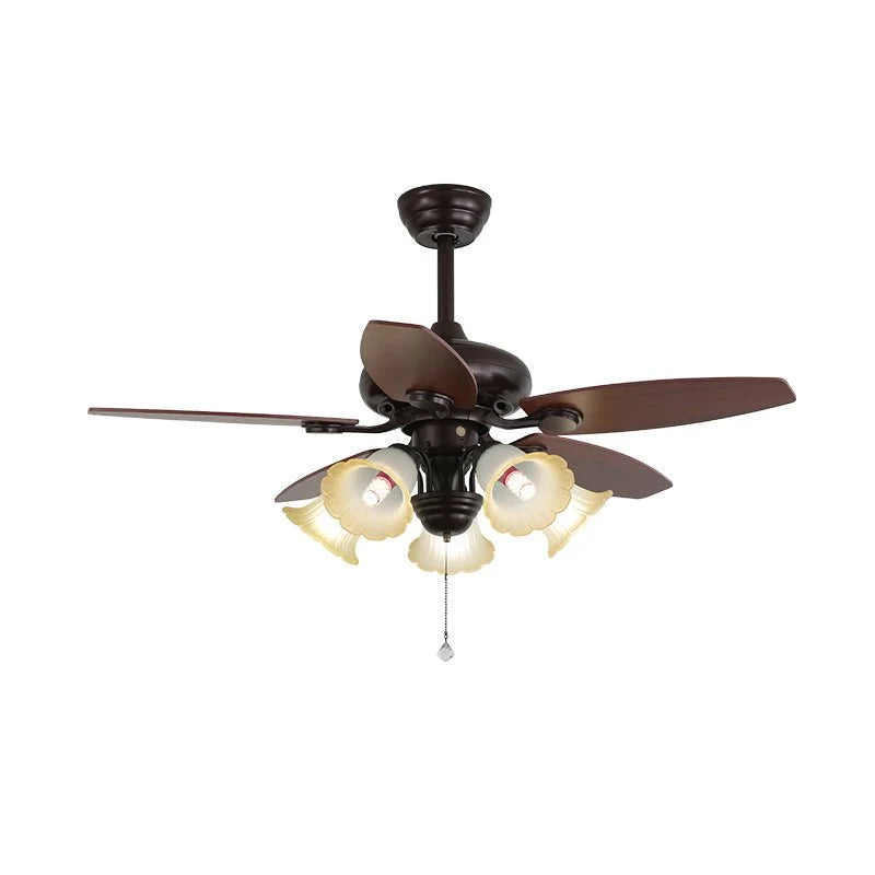 Ceiling Fan 42 Inch Wood Blades Remote Control