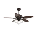 Ceiling Fan 42 Inch Wood Blades Remote Control