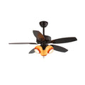 Ceiling Fan 42 Inch Wood Blades Remote Control