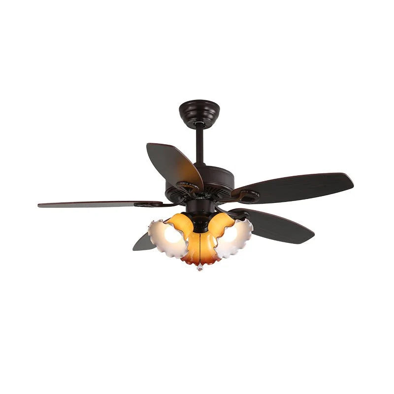 Ceiling Fan 42 Inch Wood Blades Remote Control