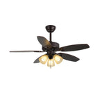 Ceiling Fan 42 Inch Wood Blades Remote Control