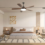 Ceiling Fan 48 Inch Quiet DC Motor LED Remote