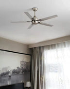 Ceiling Fan 52 Inch Quiet DC Motor Stainless Steel