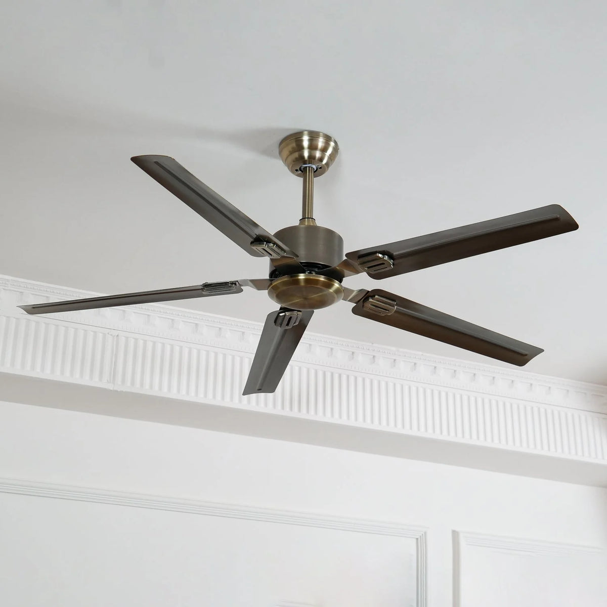 Ceiling Fan 52 Inch Quiet DC Motor Stainless Steel
