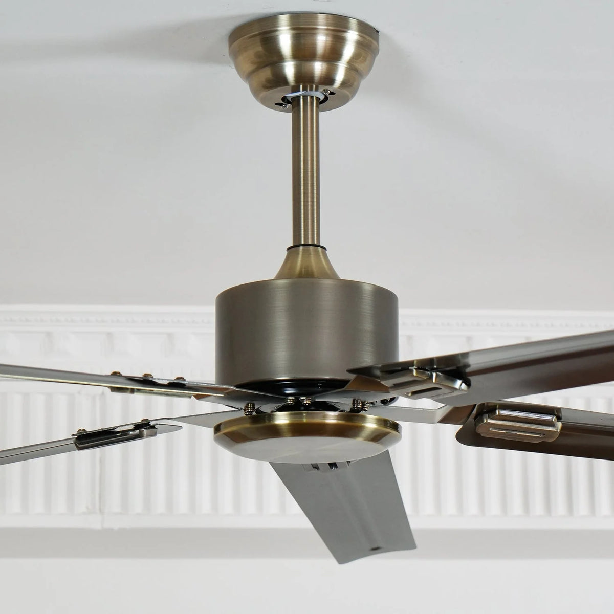 Ceiling Fan 52 Inch Quiet DC Motor Stainless Steel