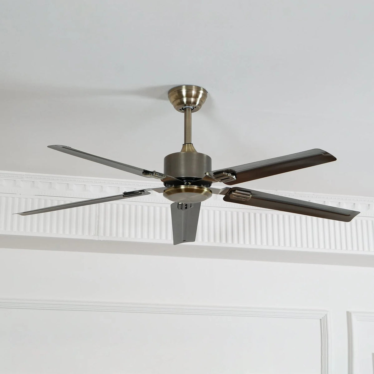 Ceiling Fan 52 Inch Quiet DC Motor Stainless Steel
