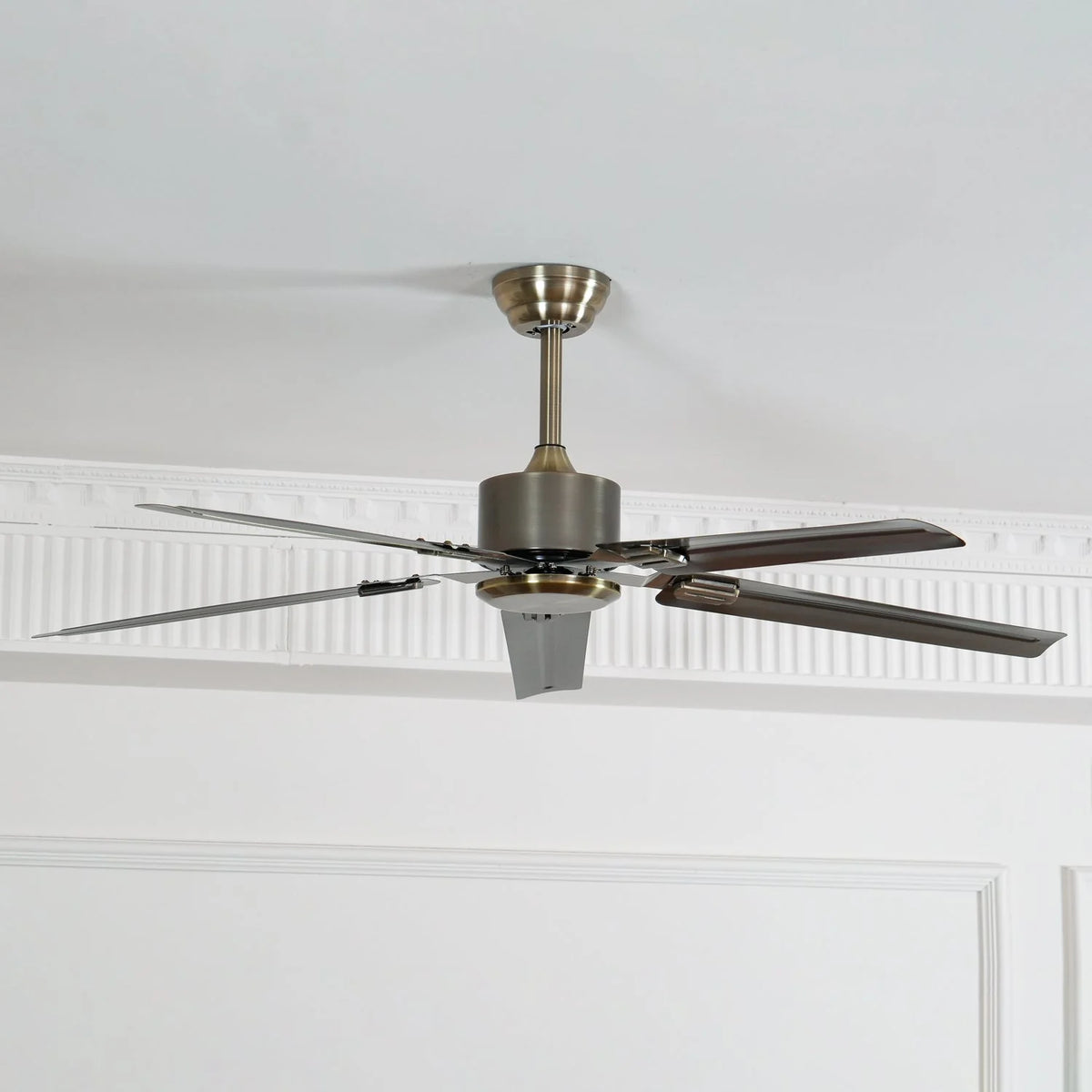 Ceiling Fan 52 Inch Quiet DC Motor Stainless Steel