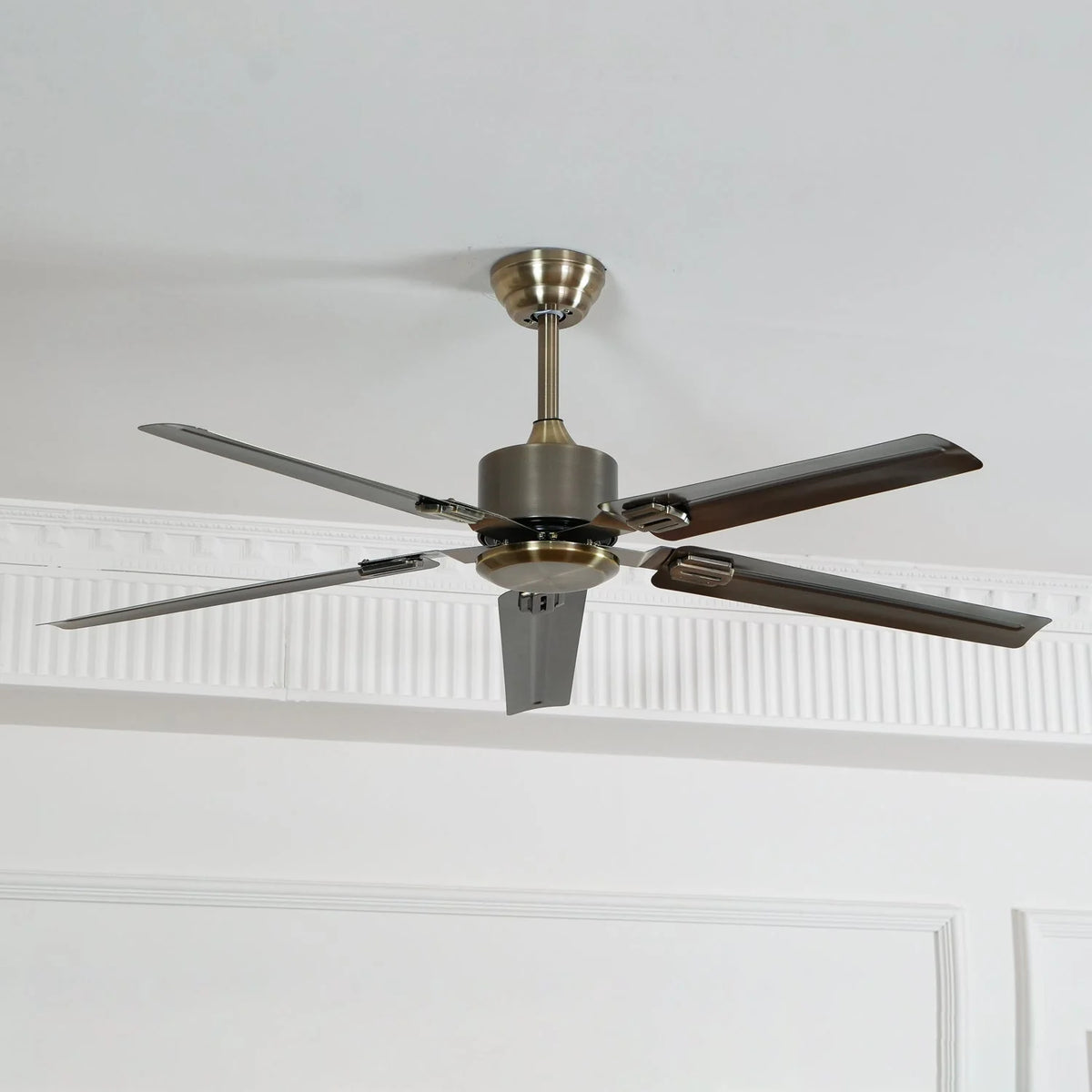 Ceiling Fan 52 Inch Quiet DC Motor Stainless Steel