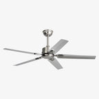 Ceiling Fan 52 Inch Quiet DC Motor Stainless Steel