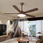 Ceiling Fan 56 Inch Integrated LED Remote Control