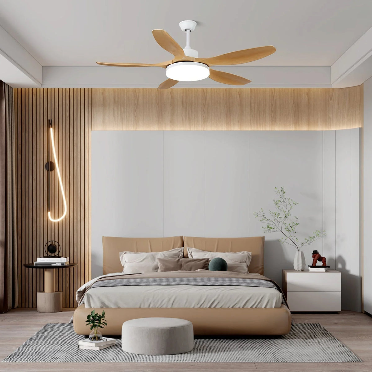 Ceiling Fan 6-Speed Integrated LED Whisper-Quiet