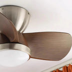 Ceiling Fan 6-Speed LED Light & Remote