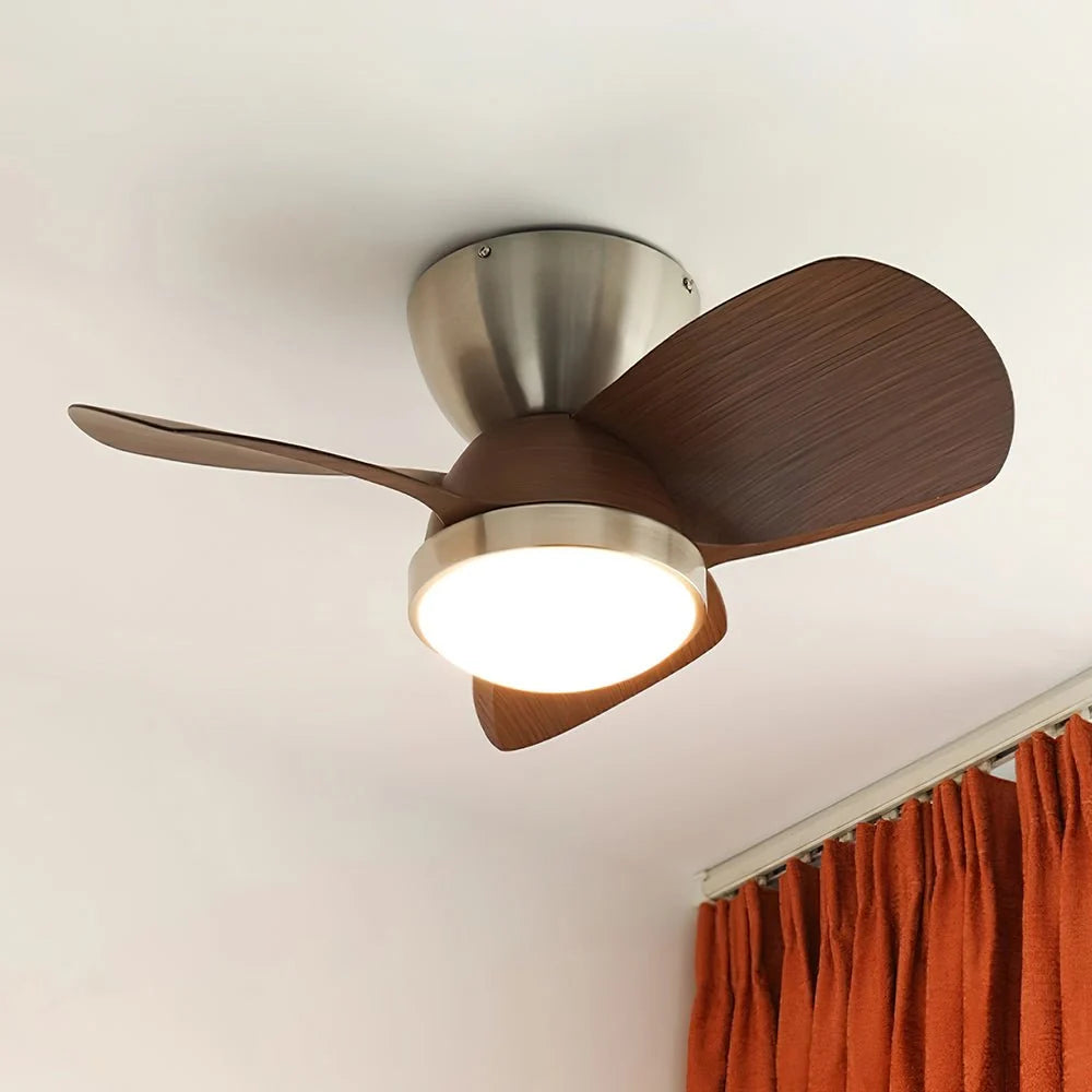 Ceiling Fan 6-Speed LED Light & Remote