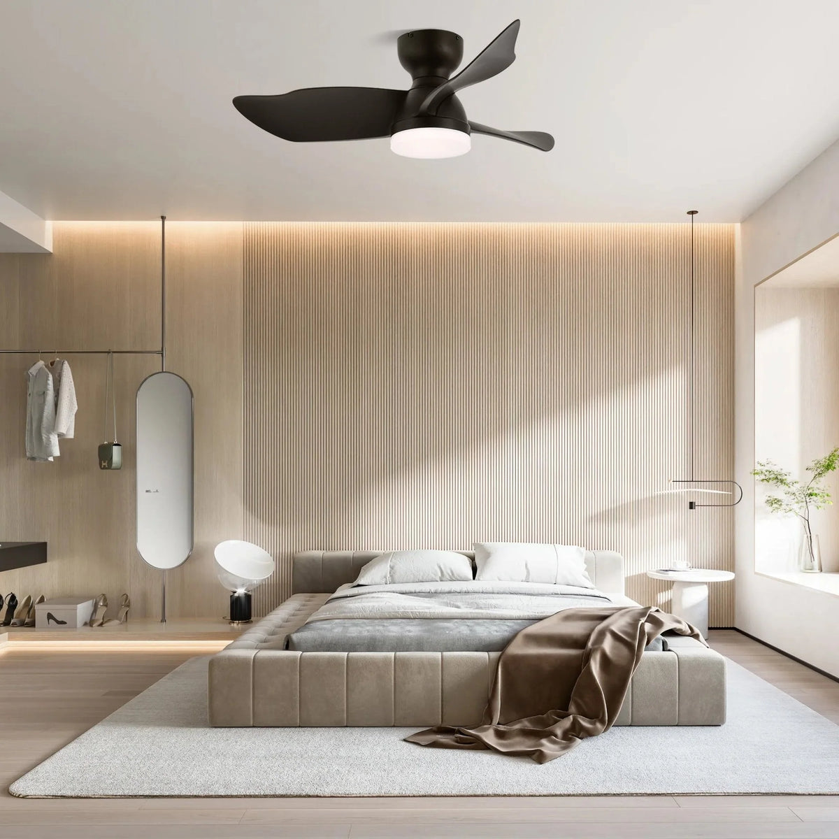 Ceiling Fan 70cm Integrated LED & Remote