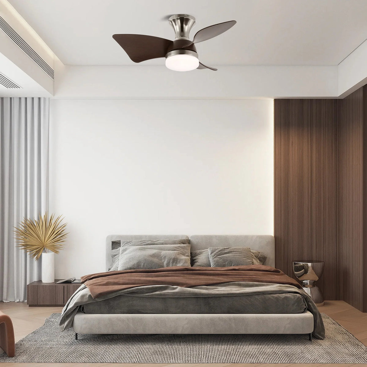 Ceiling Fan 70cm Integrated LED & Remote