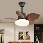 Ceiling Fan 75cm Integrated LED 6-Speed Remote