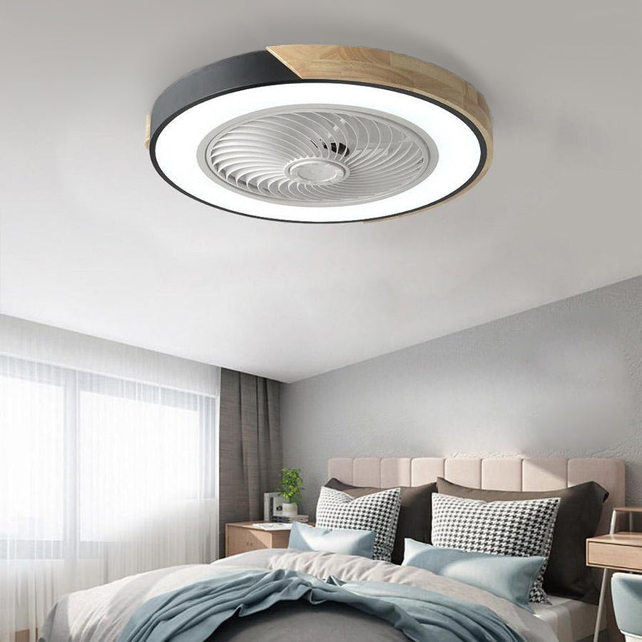 Ceiling Fan Bladeless Integrated LED Remote Control
