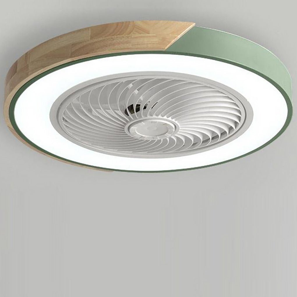 Ceiling Fan Bladeless Integrated LED Remote Control