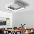 Ceiling Fan Bladeless LED Chandelier Silent & Safe