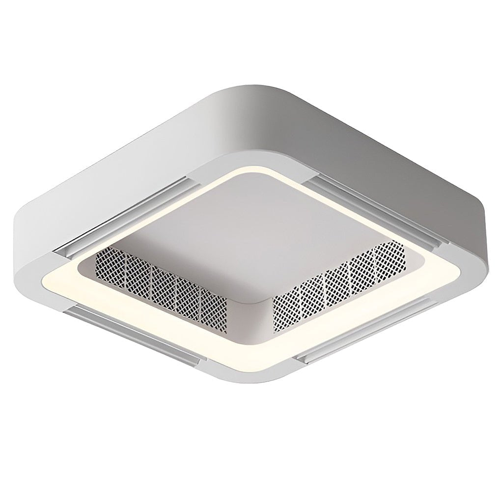 Ceiling Fan Bladeless LED Chandelier Silent & Safe