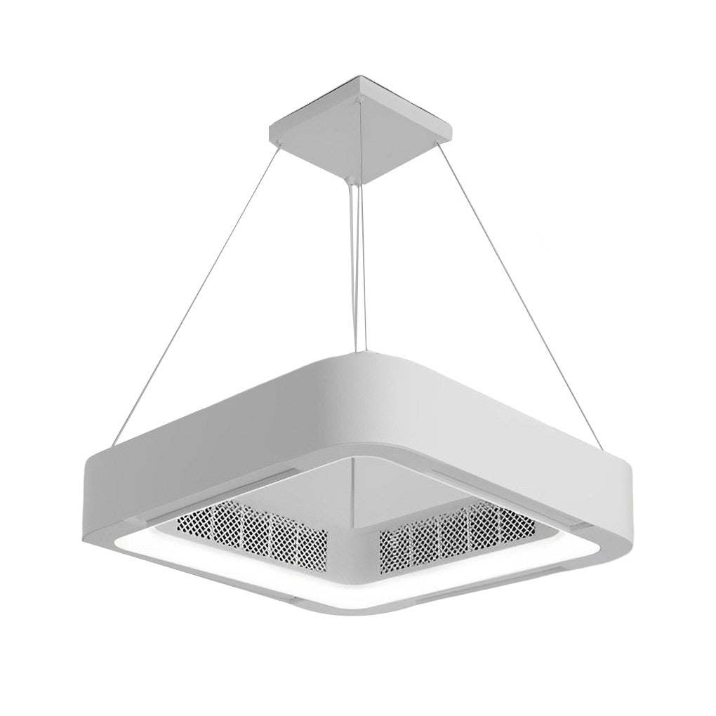 Ceiling Fan Bladeless LED Chandelier Silent & Safe