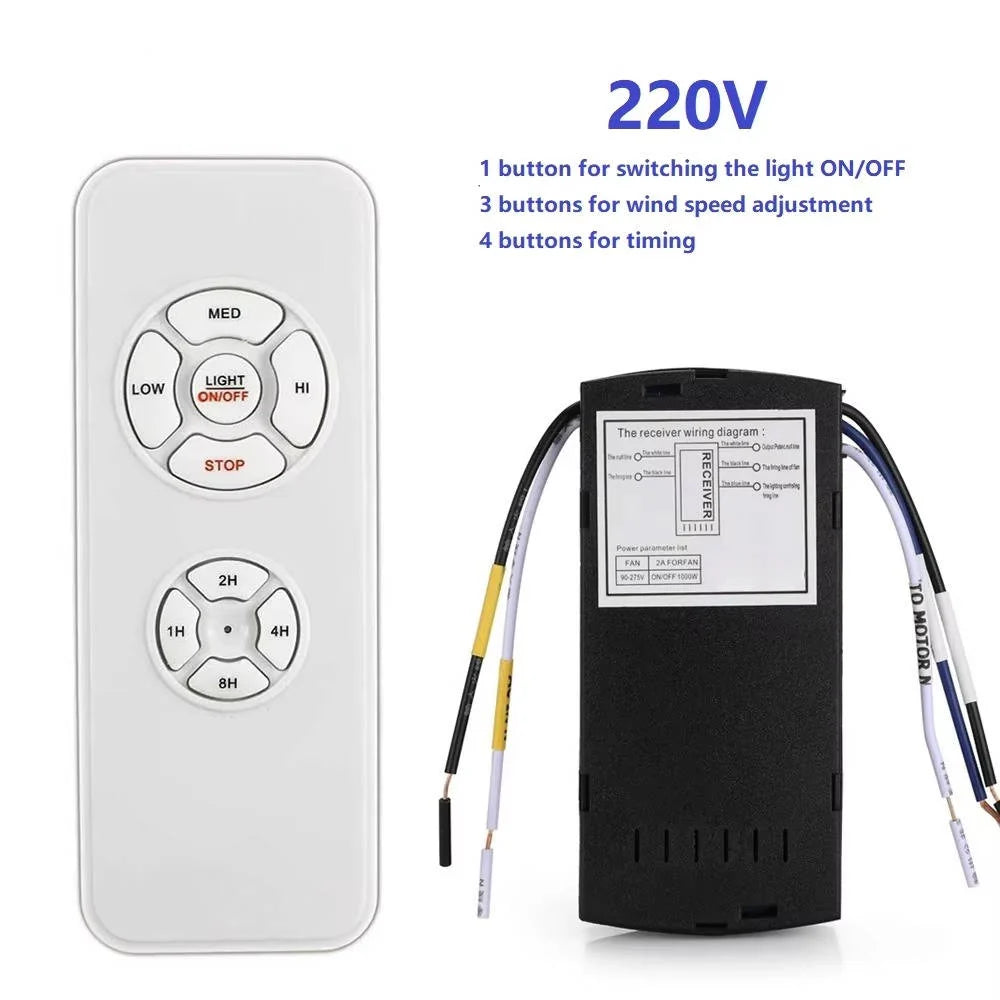 Ceiling Fan Controller App & Remote Dimmable 3-Speed