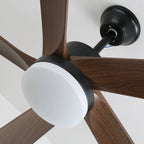 Ceiling Fan Dimmable LED 6-Speed Remote Control