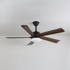 Ceiling Fan Dimmable LED 6-Speed Remote Control