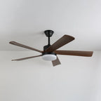 Ceiling Fan Dimmable LED 6-Speed Remote Control