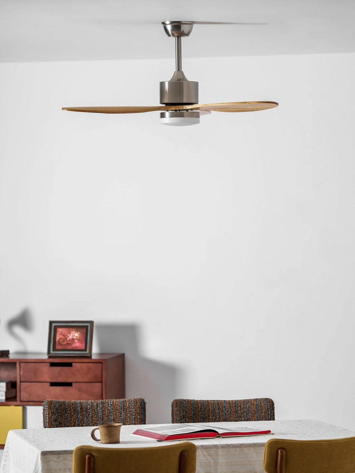 Ceiling Fan Dimmable LED Quiet DC Motor