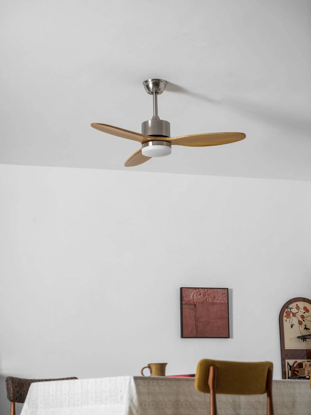 Ceiling Fan Dimmable LED Quiet DC Motor