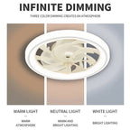 Ceiling Fan Dimmable LED Remote & App Control