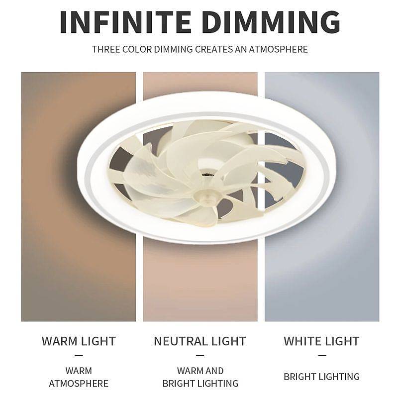 Ceiling Fan Dimmable LED Remote & App Control