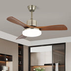 Ceiling Fan Dimmable LED & Remote Six Speeds