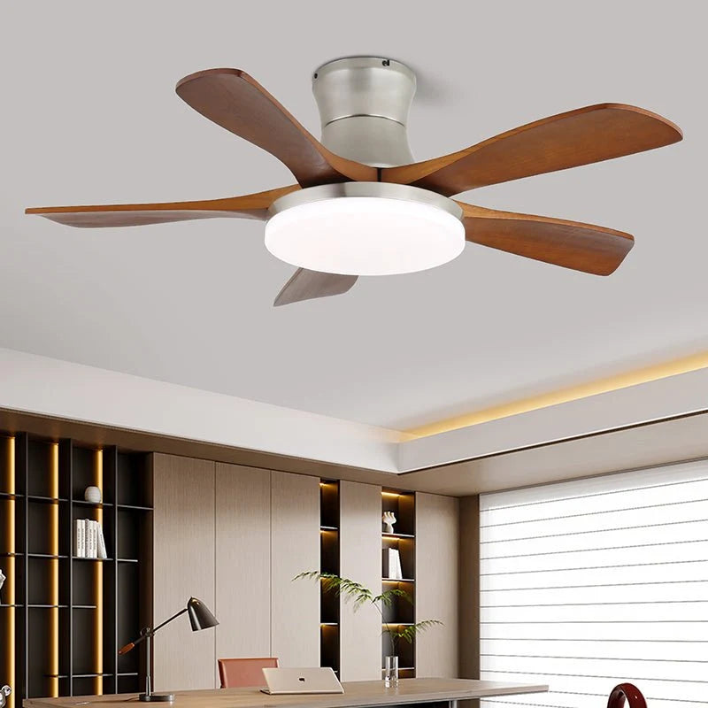 Ceiling Fan Dimmable LED & Remote Six Speeds