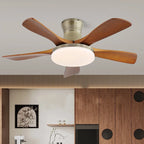 Ceiling Fan Dimmable LED & Remote Six Speeds