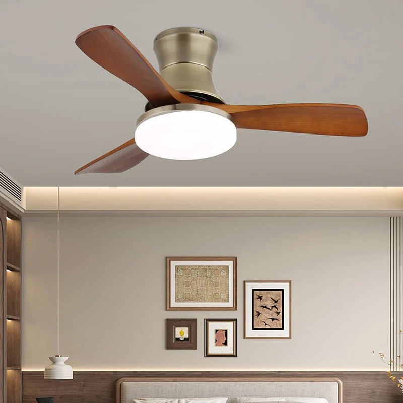 Ceiling Fan Dimmable LED & Remote Six Speeds