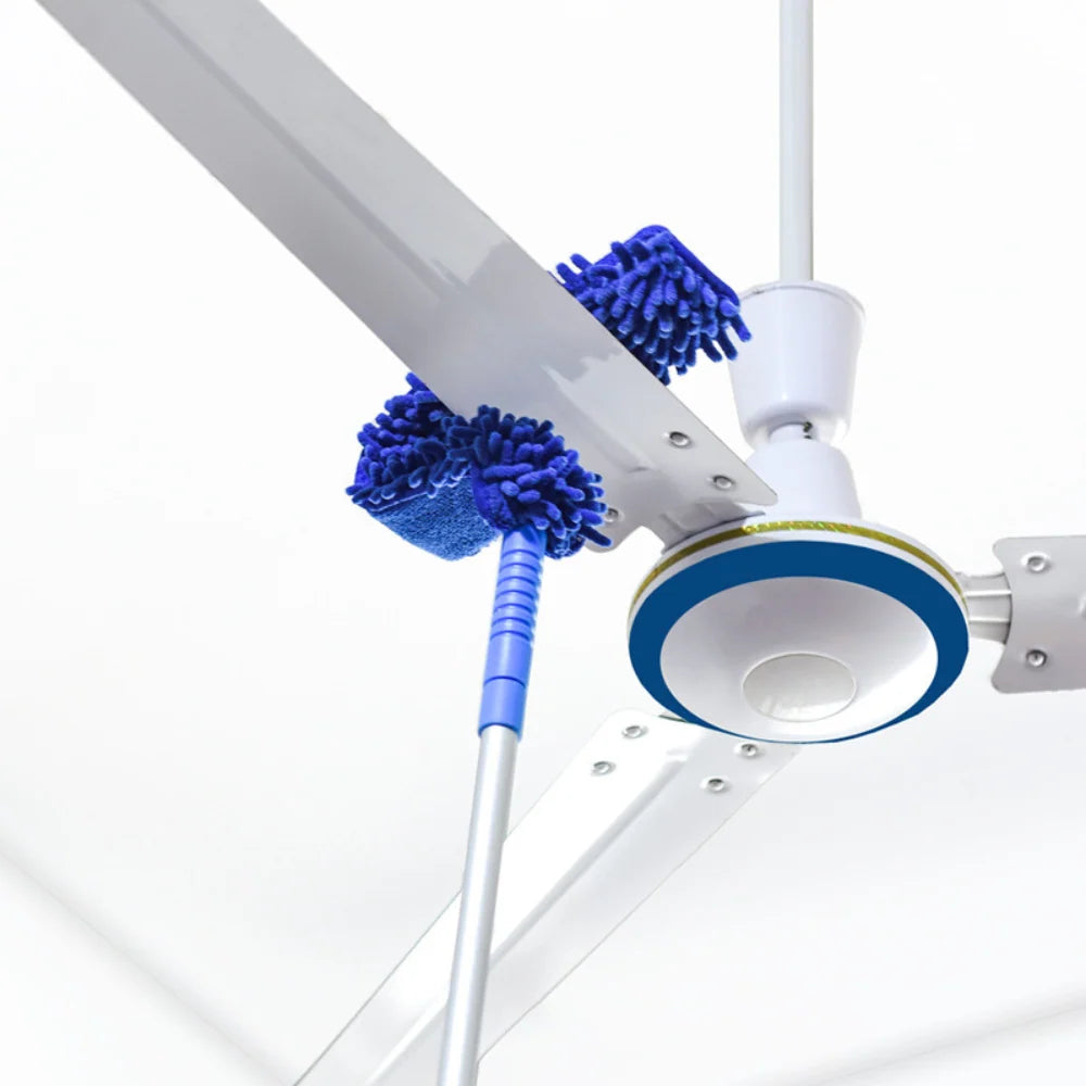 Ceiling Fan Duster Extendable Pole Bendable Microfiber Head