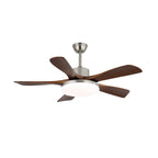 Ceiling Fan Energy-Efficient LED Walnut Wood Blades