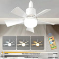 Ceiling Fan Flower-Shaped Dimmable LED Remote Control