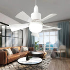 Ceiling Fan Flower-Shaped Dimmable LED Remote Control