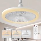 Ceiling Fan Flush-Mount Integrated LED Remote Control