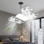 Ceiling Fan Flush-Mount LED Dimmable Remote Control