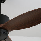Ceiling Fan Industrial Walnut Finish Six Speeds Remote Control