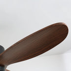 Ceiling Fan Industrial Walnut Finish Six Speeds Remote Control